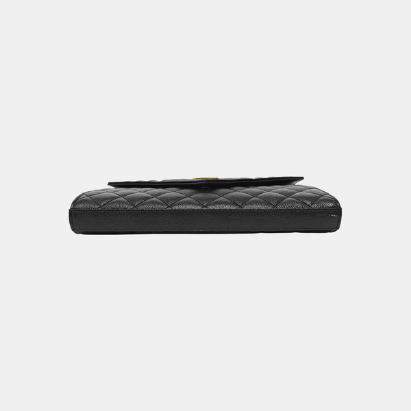 MONOGRAM Medium Chevron Calfskin Black