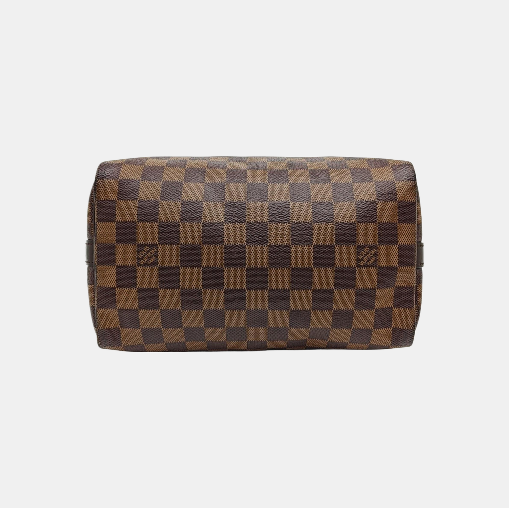 SPEEDY 25 Damier Ebene Coated Canvas Brown