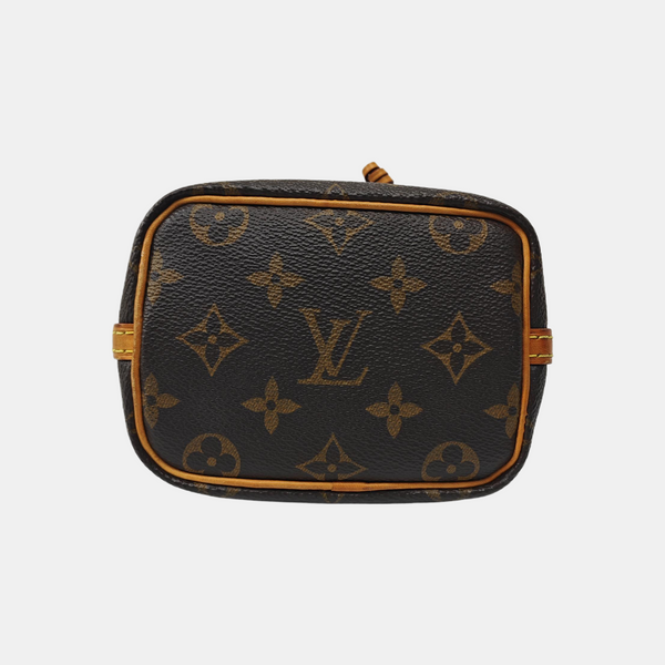 NÉONOÉ Nano Monogram Coated Canvas Brown