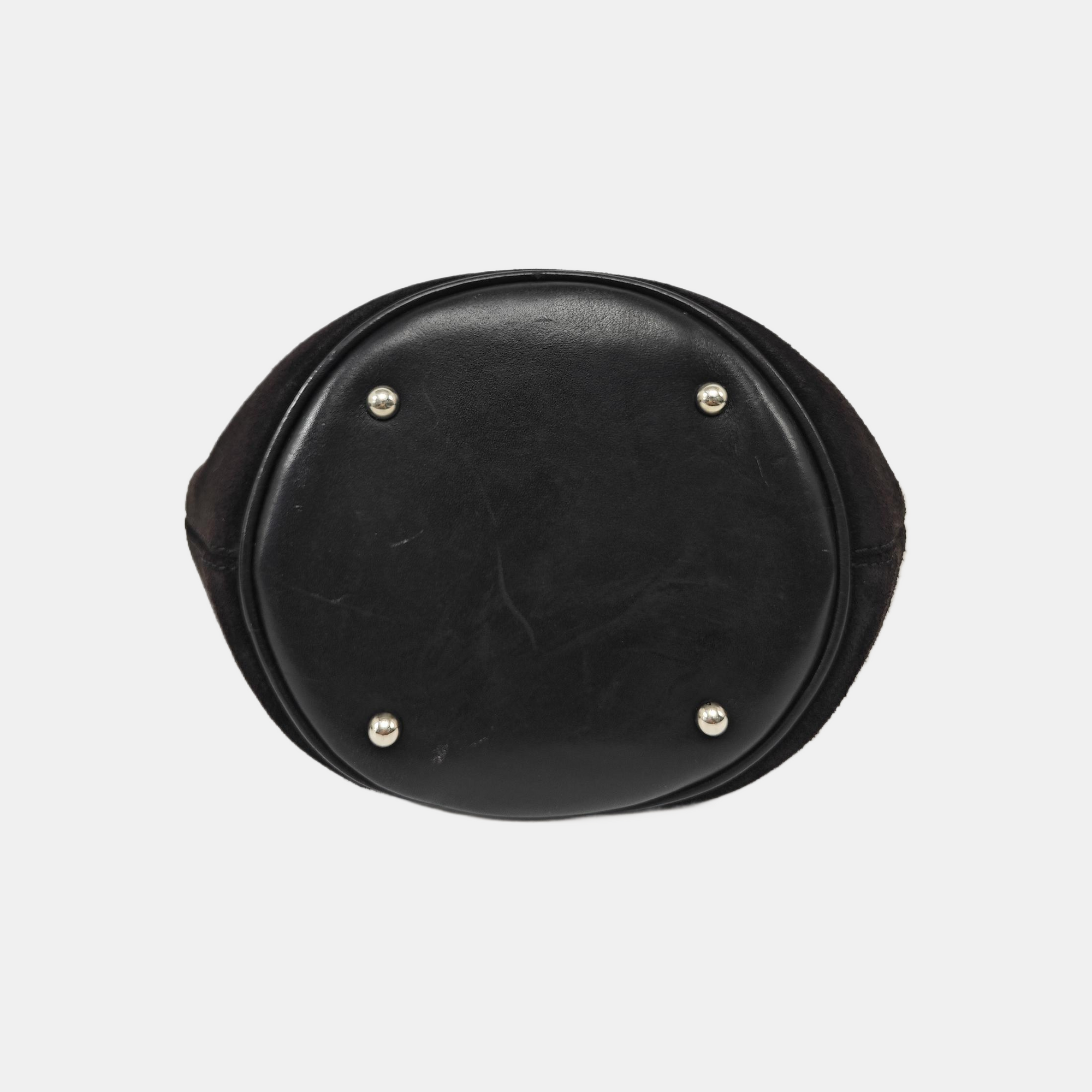 Suede Shoulder Bag Black