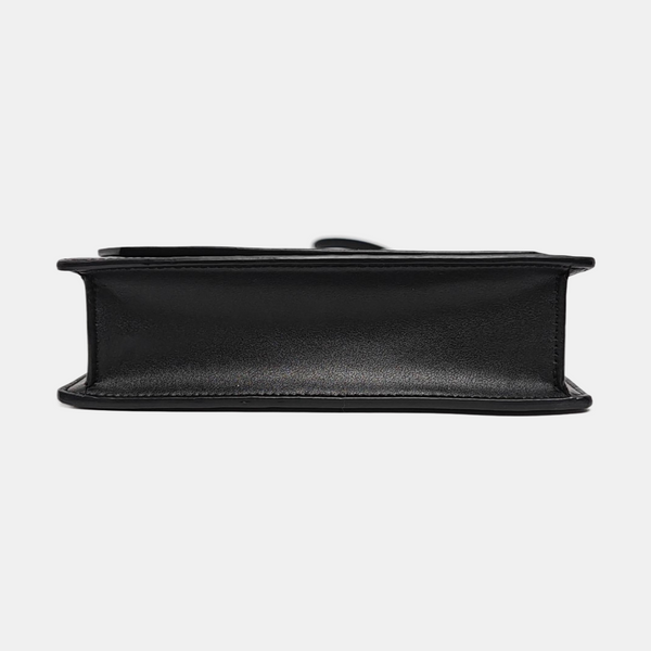 Calfskin Shoulder Bag Black