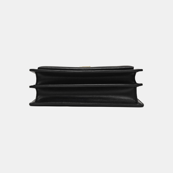 SUNSET Medium Calfskin Black