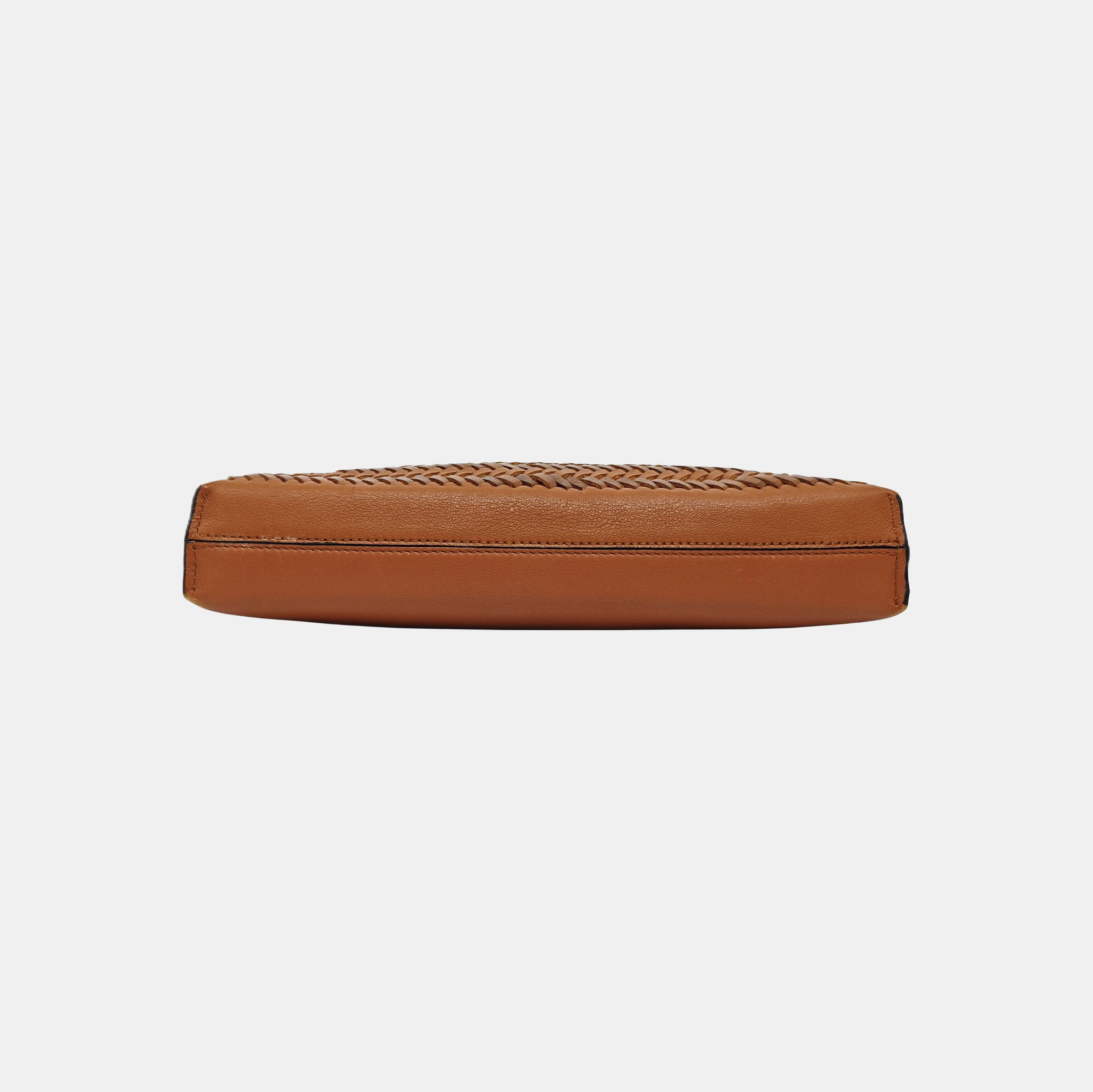 Calfskin Shoulder Bag Brown