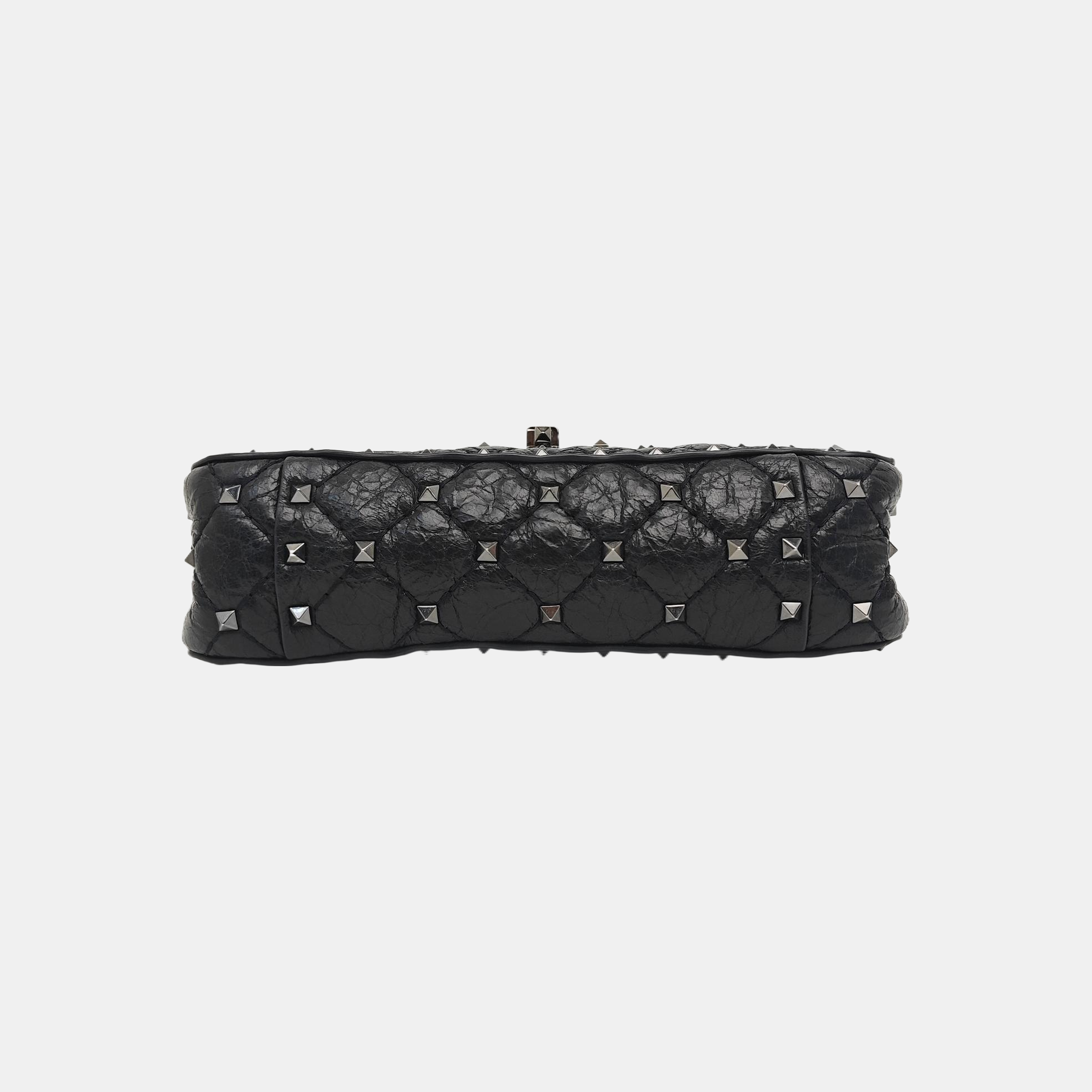 Rockstud Lambskin Black