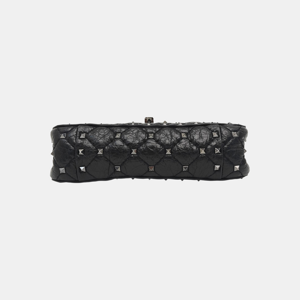 Rockstud Lambskin Black