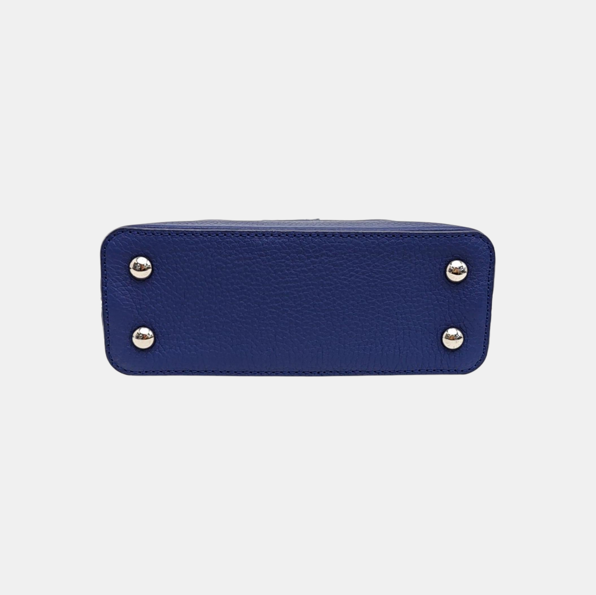 CAPUCINES Mini Calfskin Blue