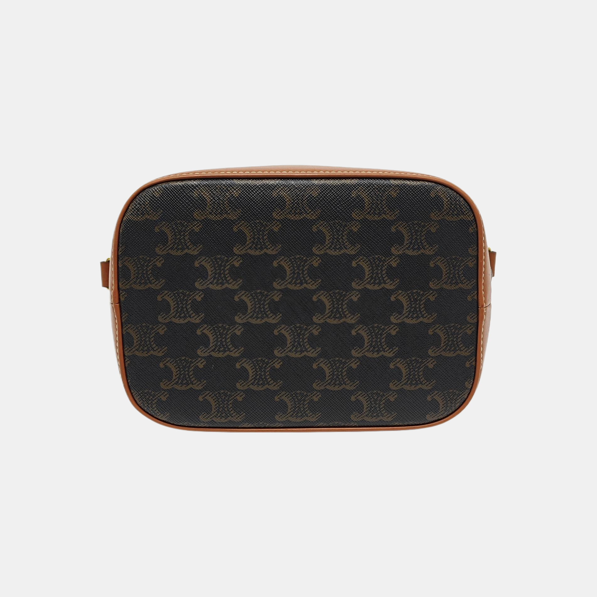TRIOMPHE CANVAS Small Coated Canvas Brown
