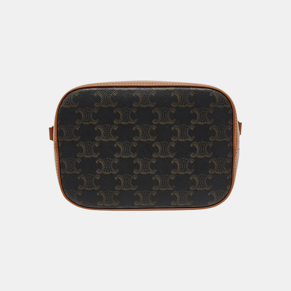 TRIOMPHE CANVAS Small Coated Canvas Brown