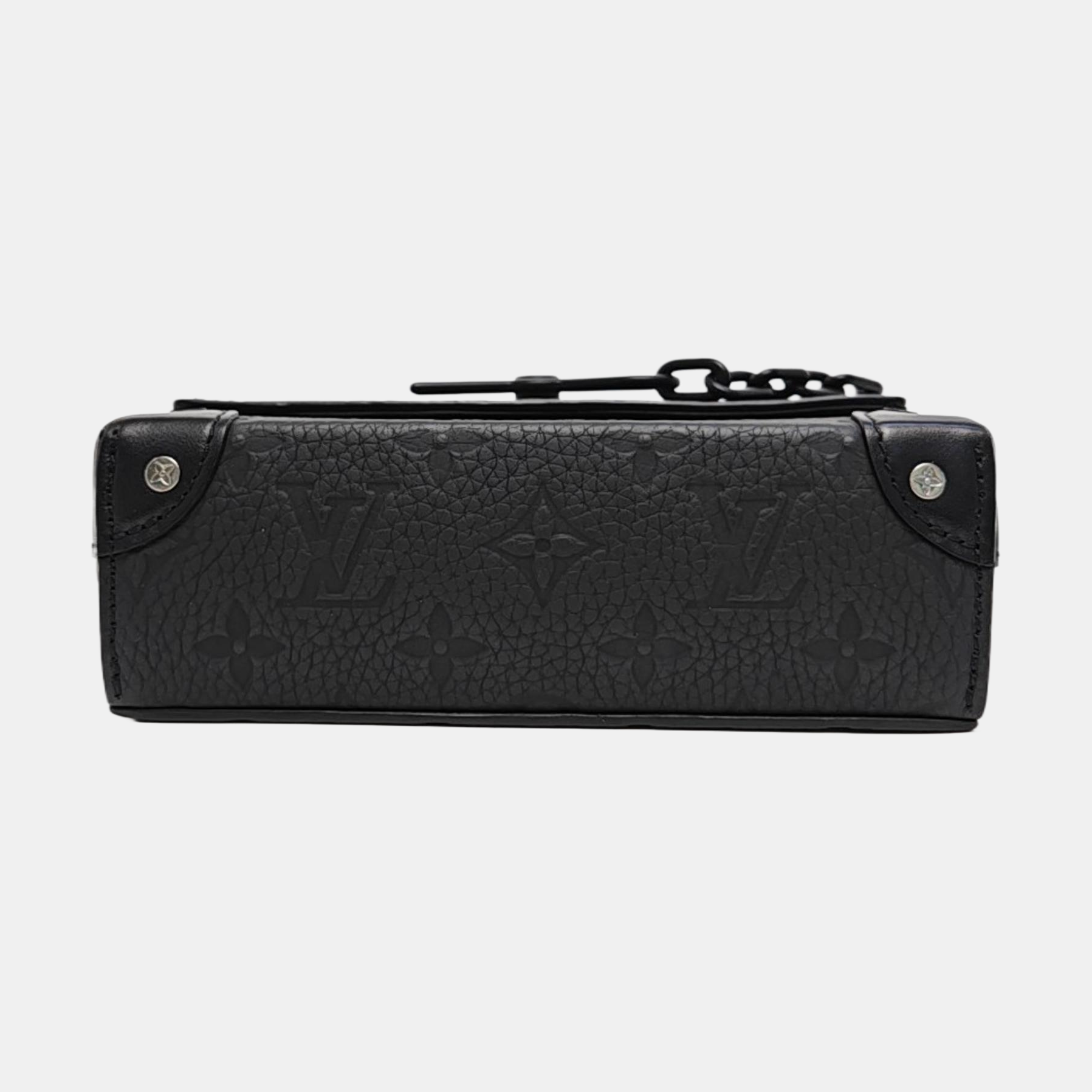 SOFT TRUNK Mini Monogram Calfskin Black