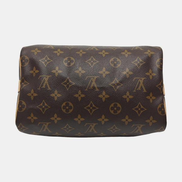 SPEEDY 25 Monogram Coated Canvas Brown