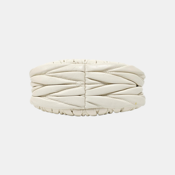 Wander Matelassé Mini Quilted Lambskin White