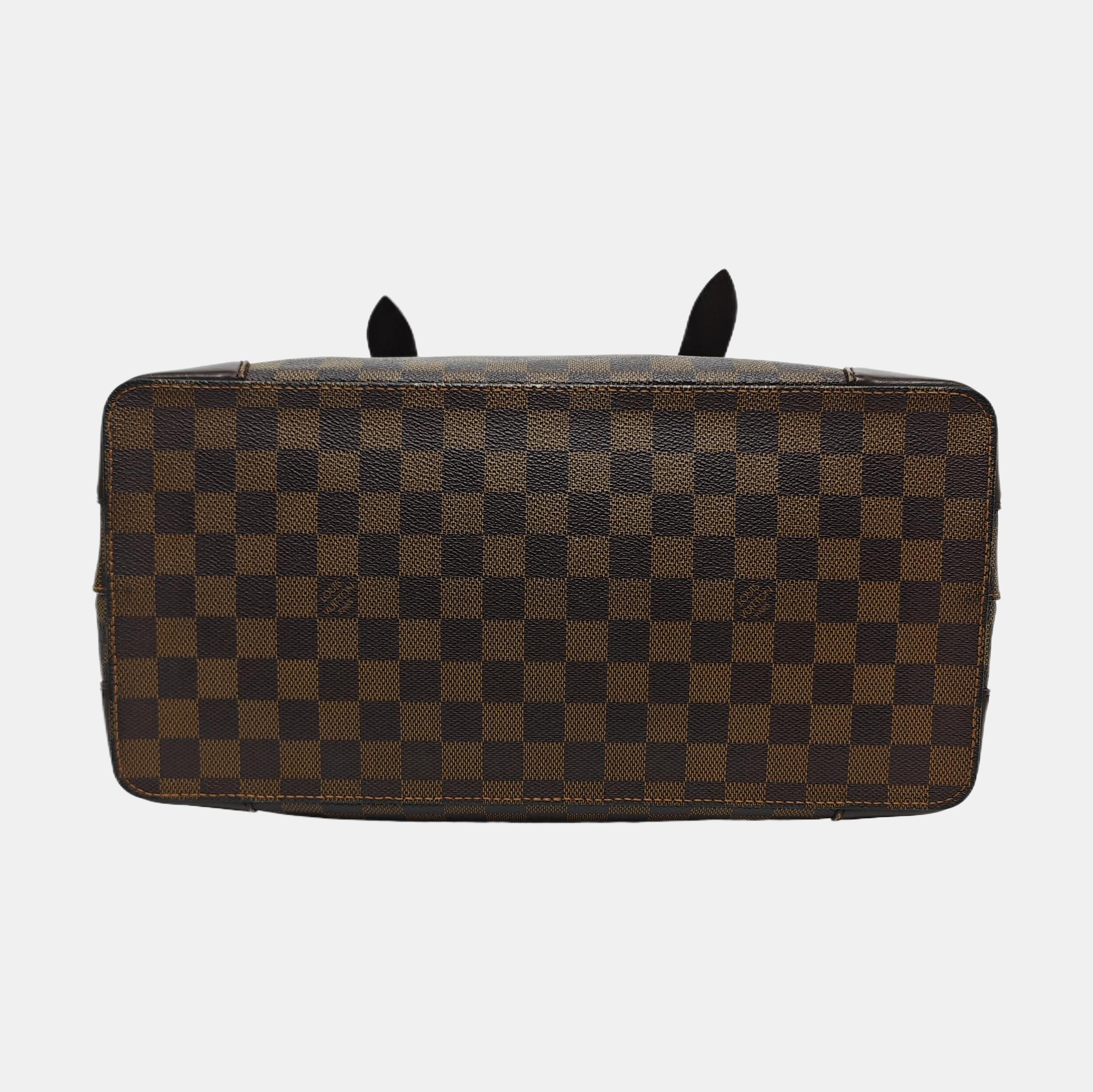 HAMPSTEAD MM Damier Ebene Coated Canvas Brown