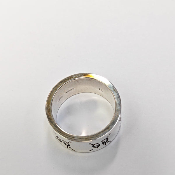 Ghost 925 Sterling Silver Ring EU 55