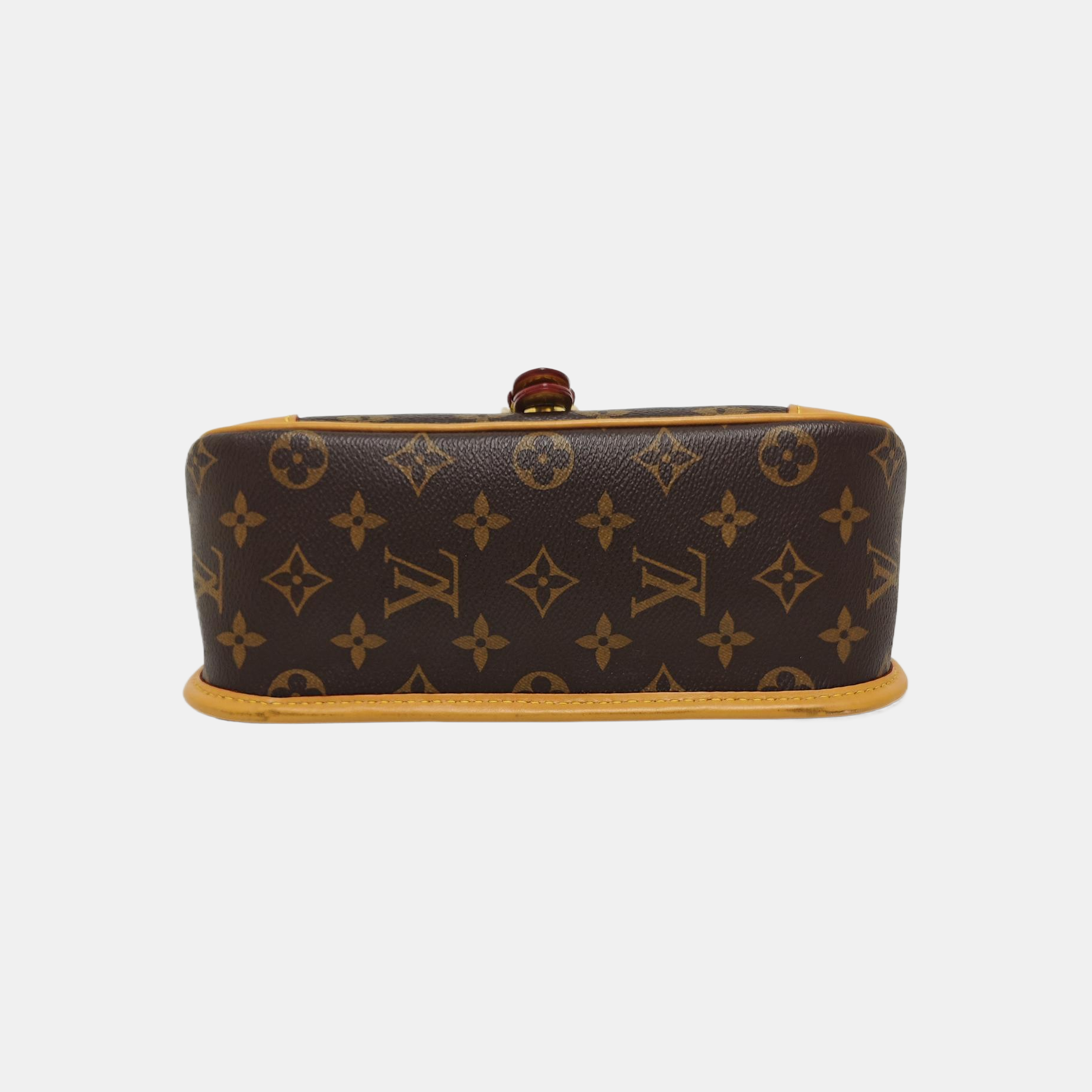 DIANE Monogram Coated Canvas Brown