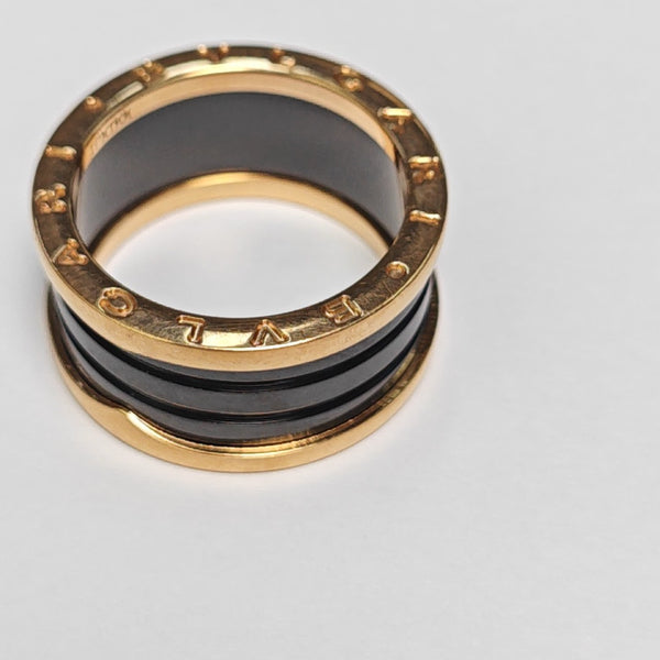 B.ZERO1 18k Rose Gold Ring EU 62