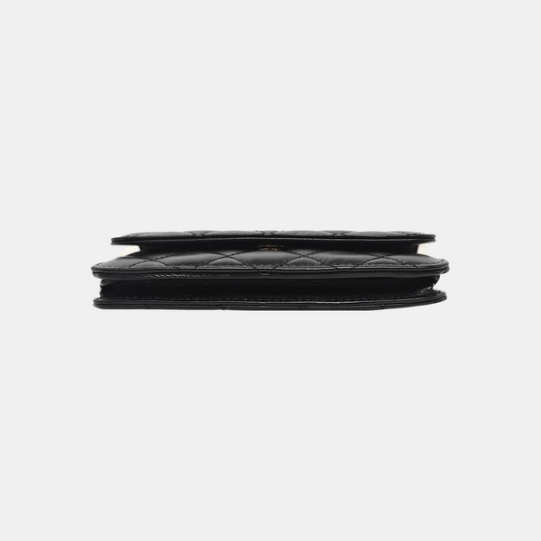WOC Quilted Calfskin Black