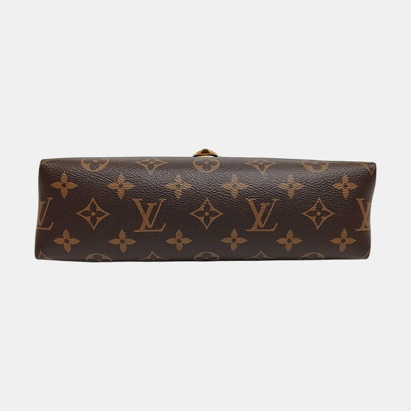 SAINT PLACIDE Monogram Coated Canvas Brown