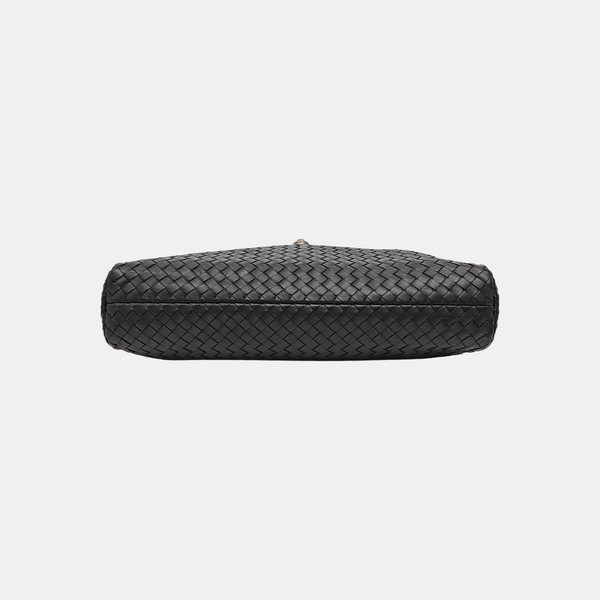 Calfskin Top Handle Bag Black