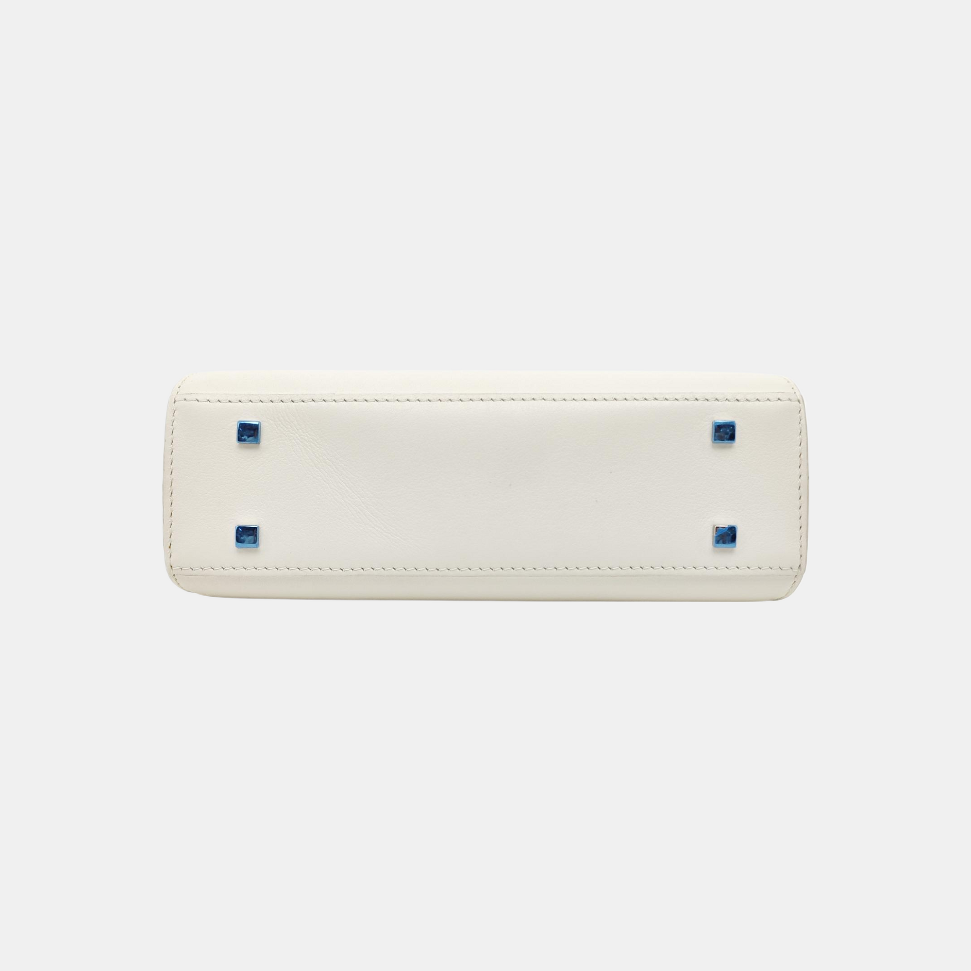 Tempête Small Calfskin White