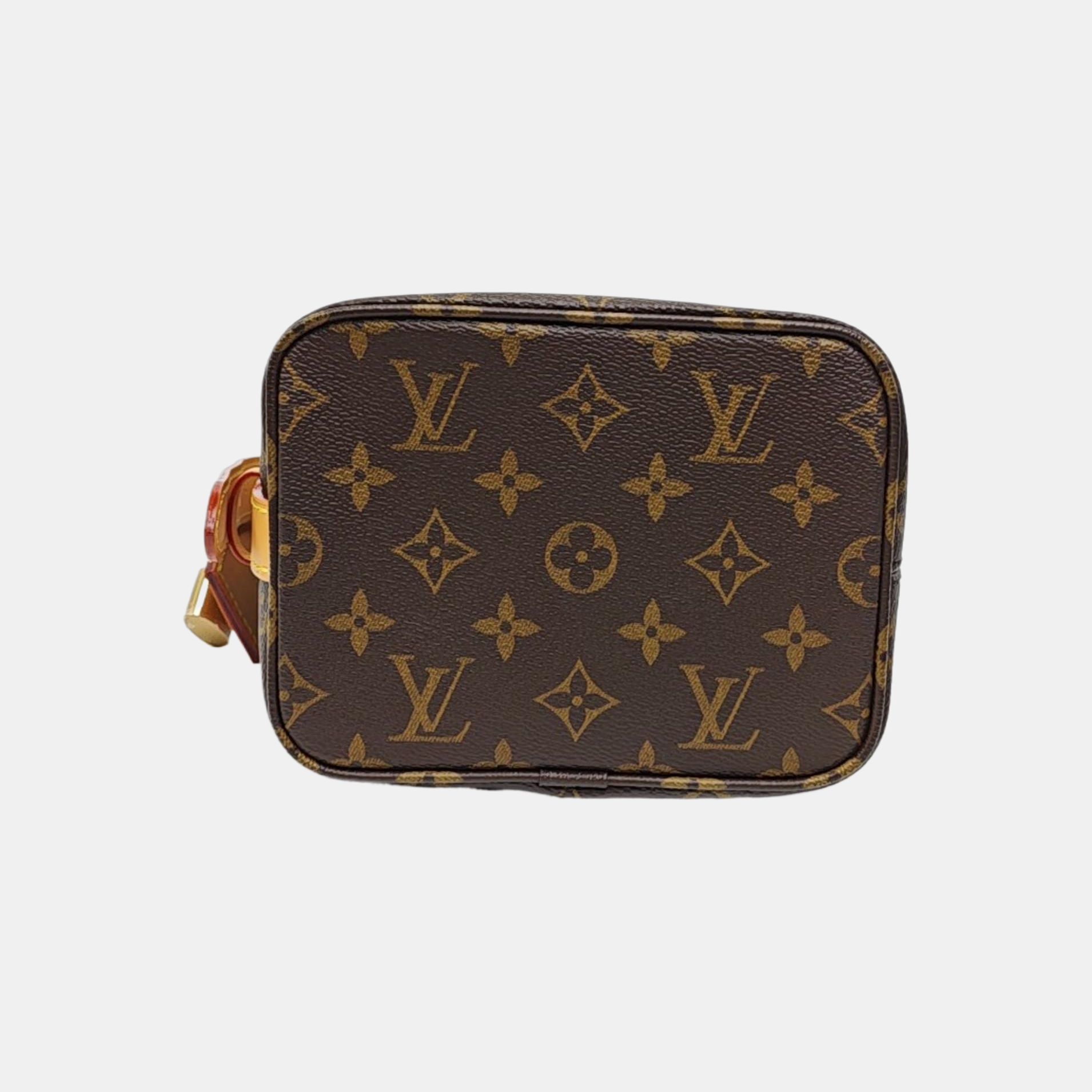 ALL IN Monogram Coated Canvas Brown