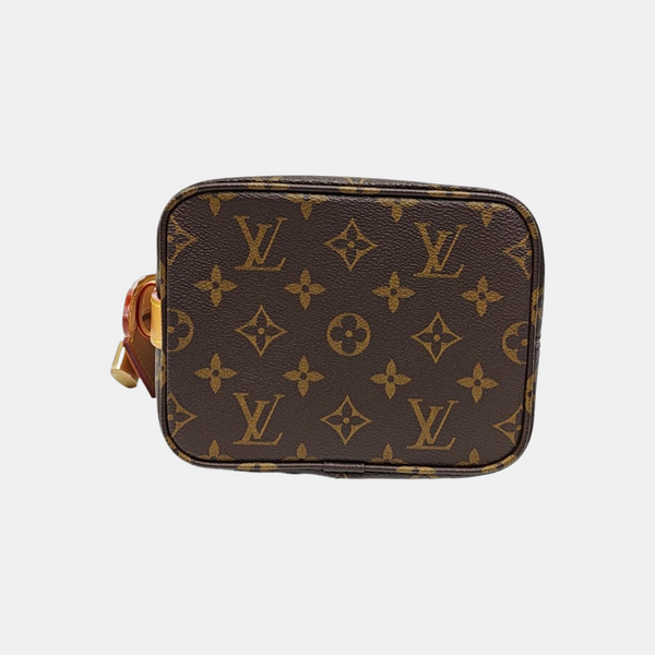 ALL IN Monogram Coated Canvas Brown