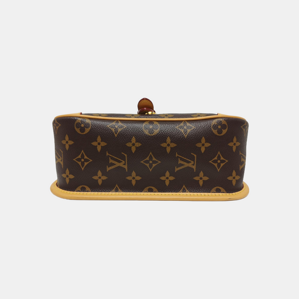 DIANE Monogram Coated Canvas Brown