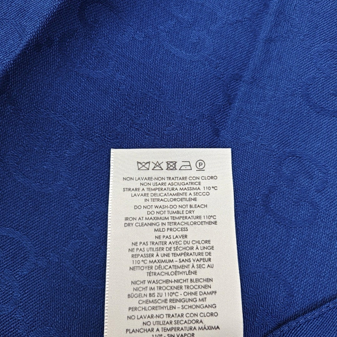 Wool Scarf Blue