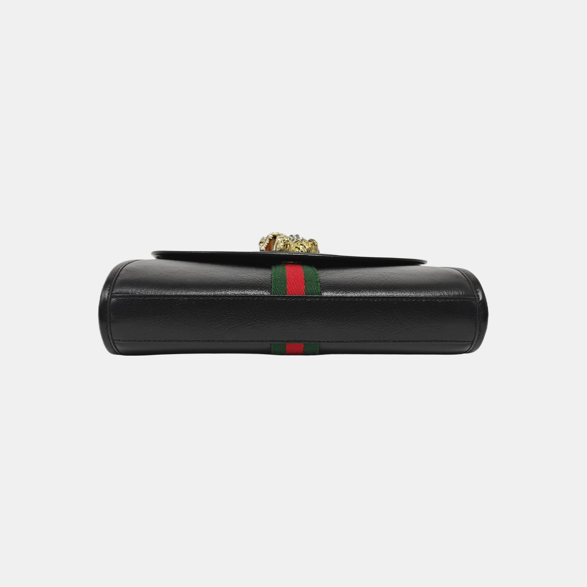 Rajah Small Calfskin Black
