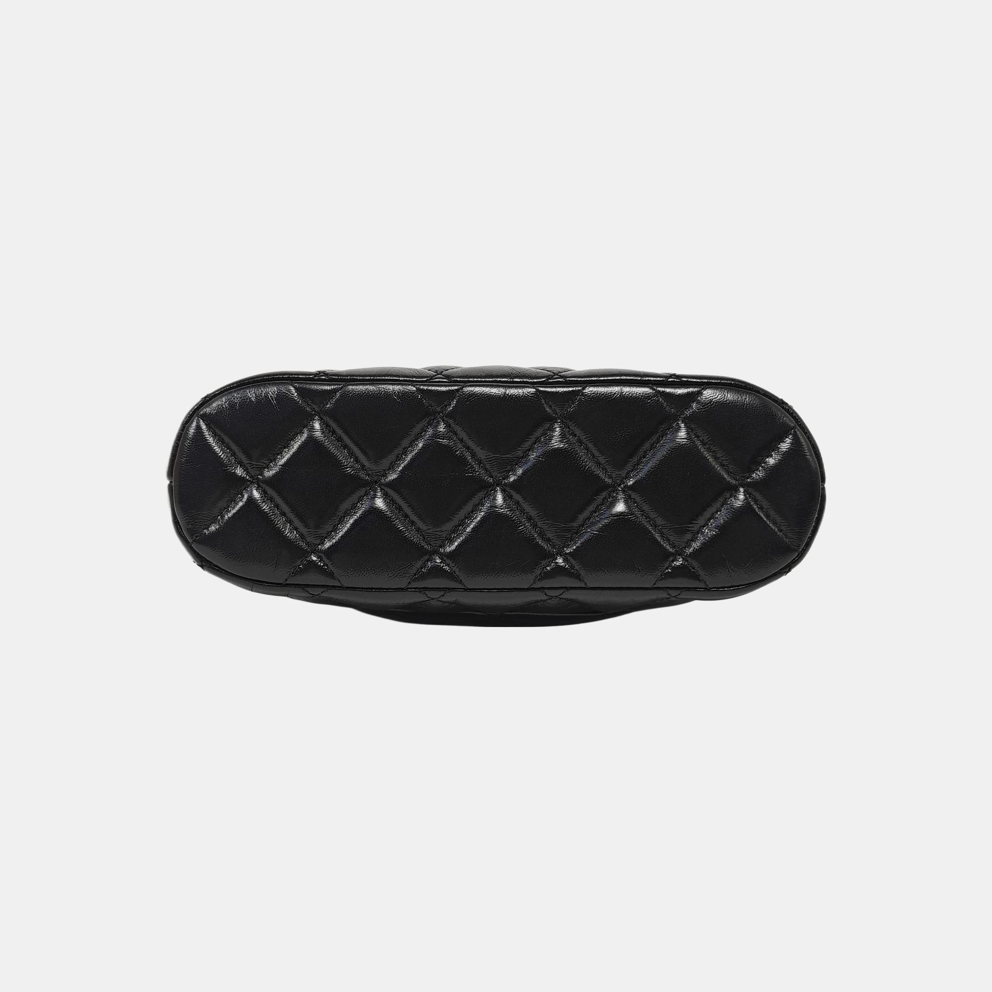 24B Small Quilted Lambskin Black
