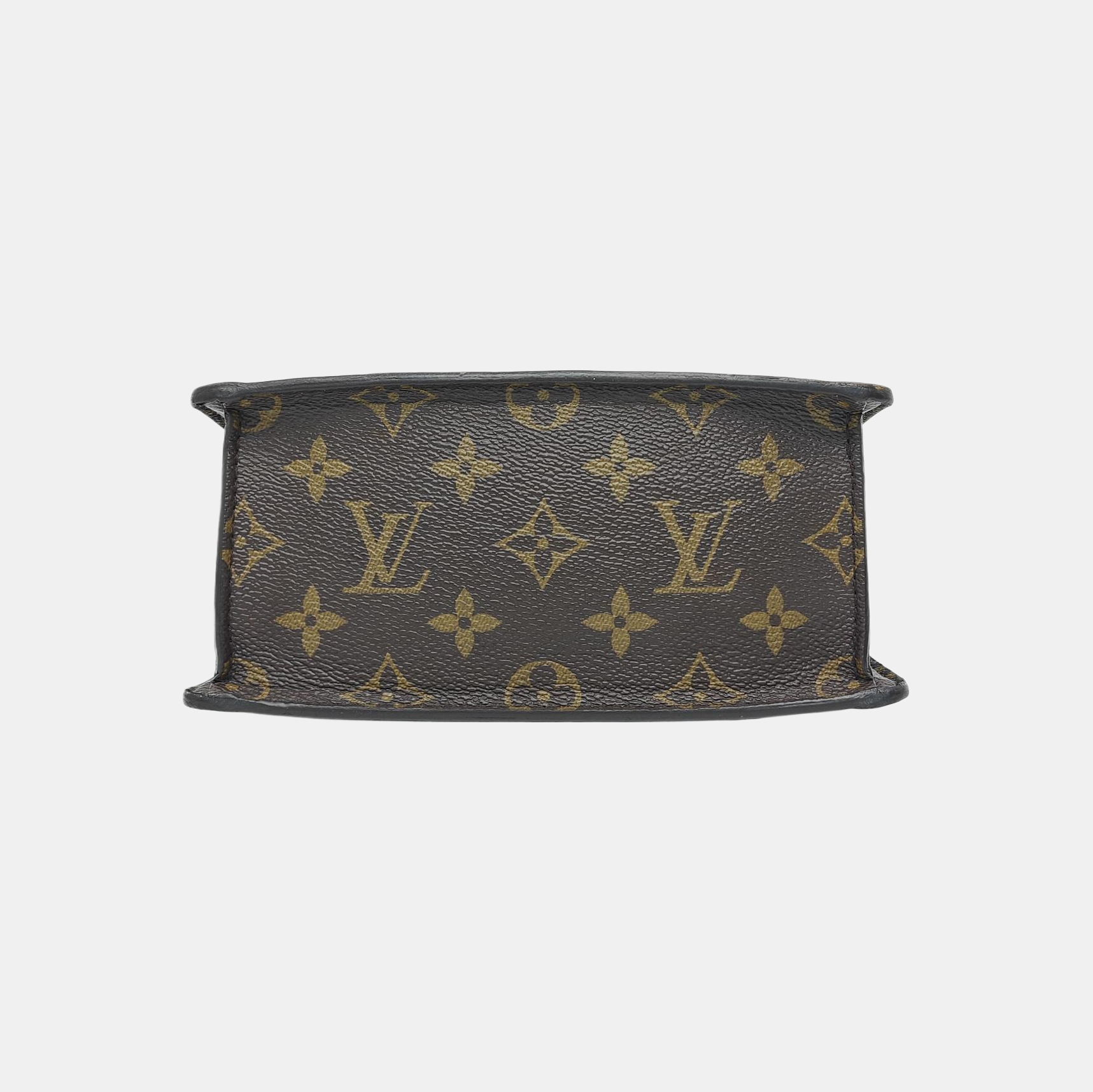 SPRING STREET Monogram Patent Leather Gray