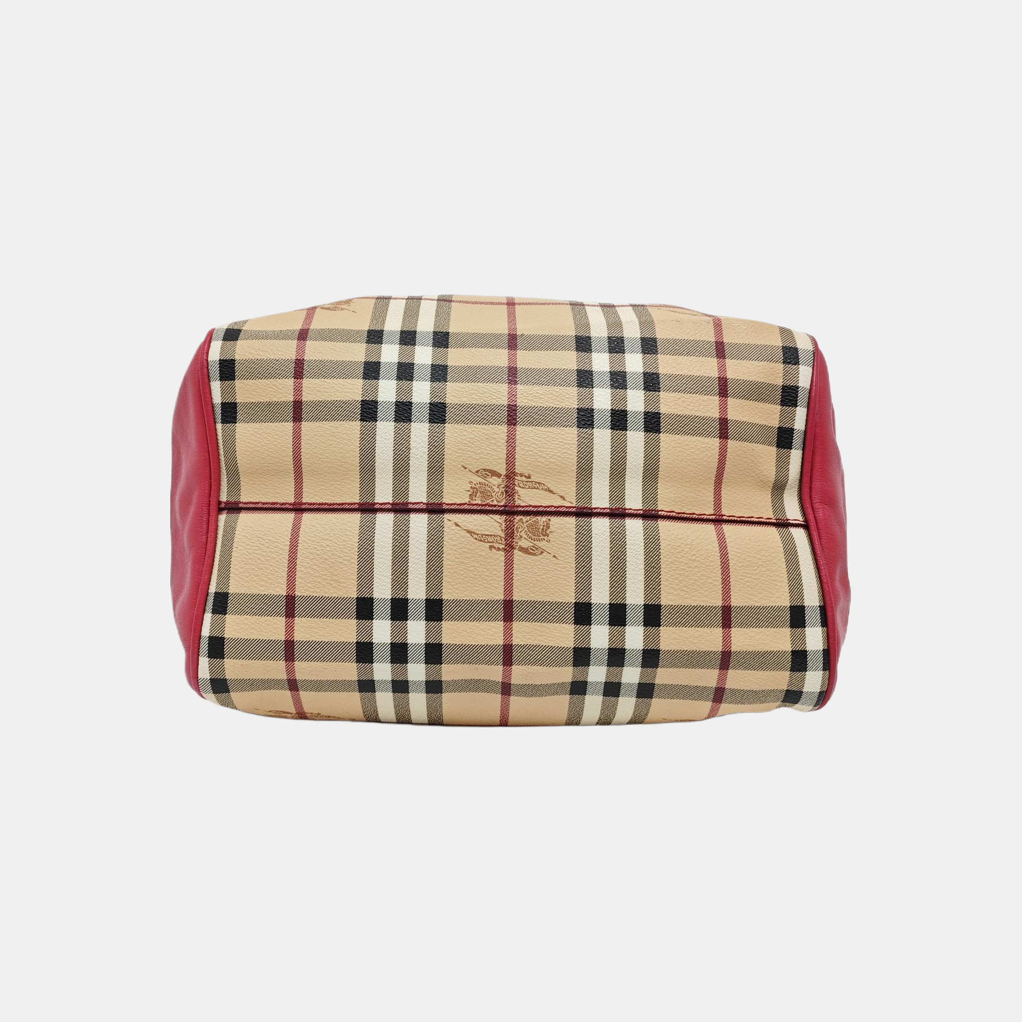 Coated Canvas Tote Bag Beige