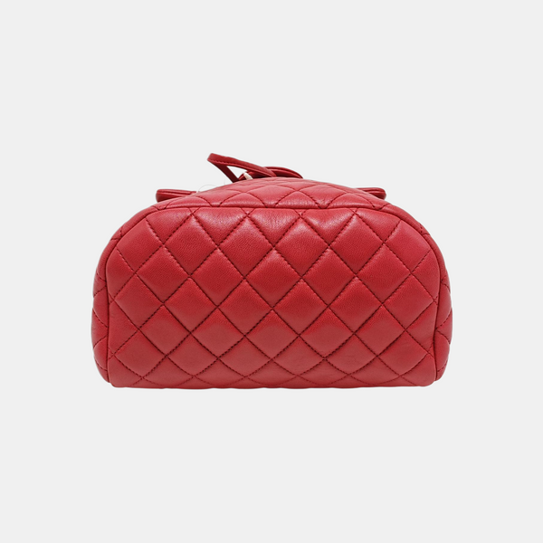 URBAN SPIRIT Small Quilted Lambskin Red