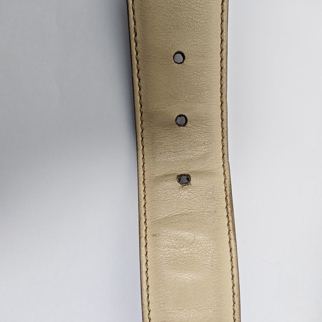 Fabric Belt Beige