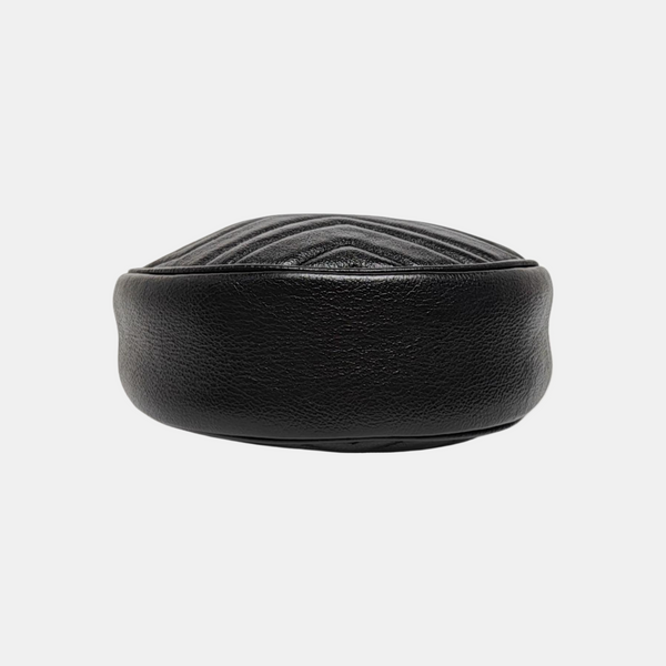 GG Marmont Mini Quilted Calfskin Black