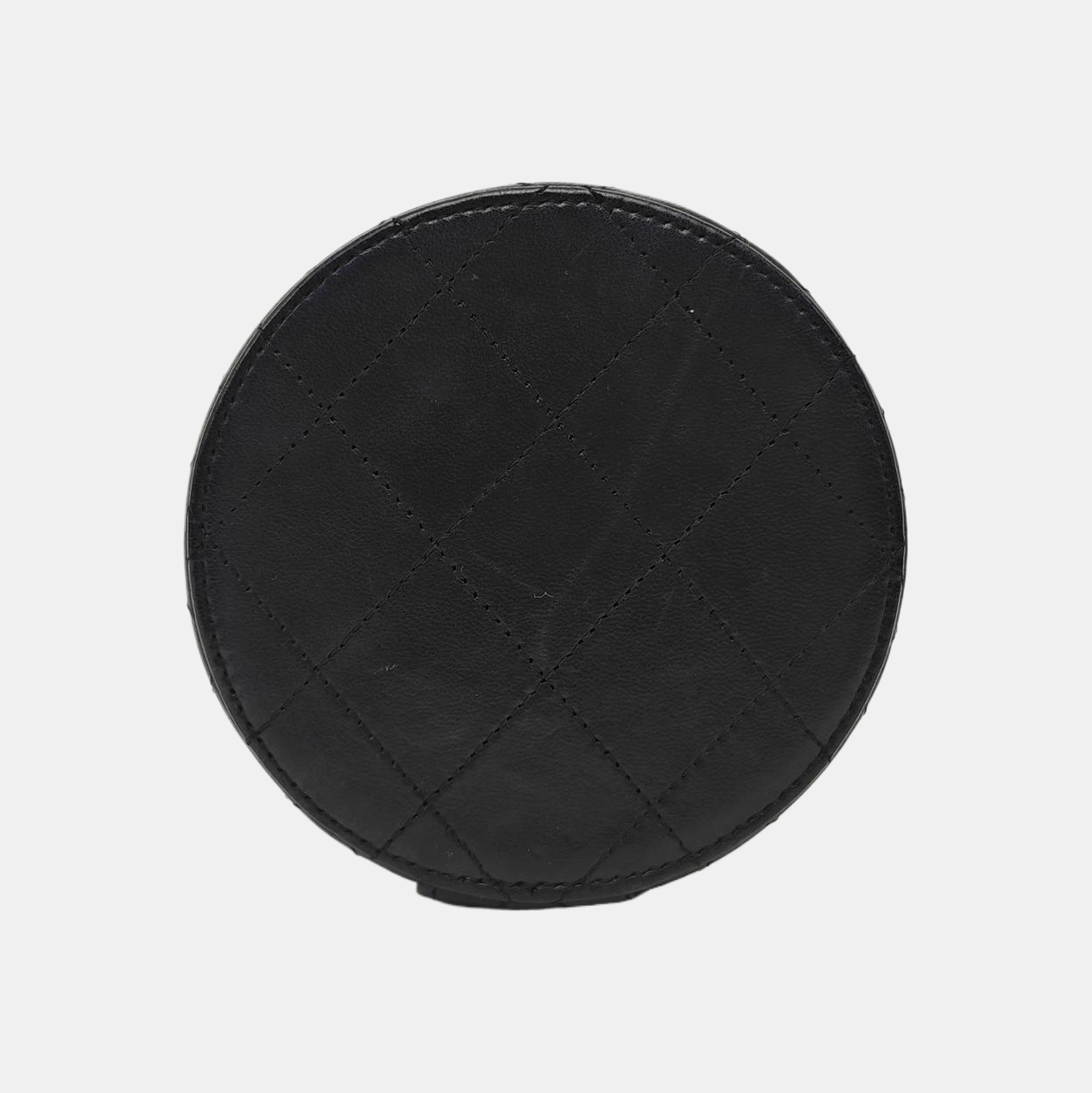 Quilted Lambskin Shoulder Bag Black