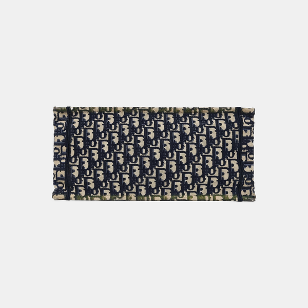 Book Tote Medium Oblique Canvas Blue