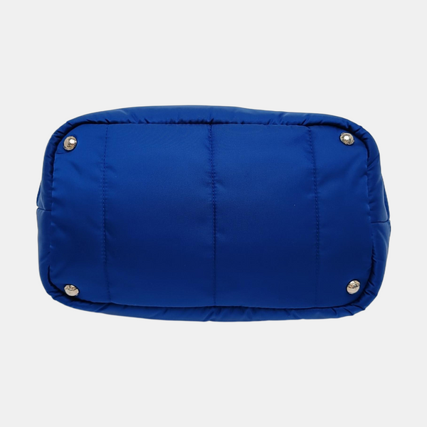 Nylon Quilted Nylon Blue