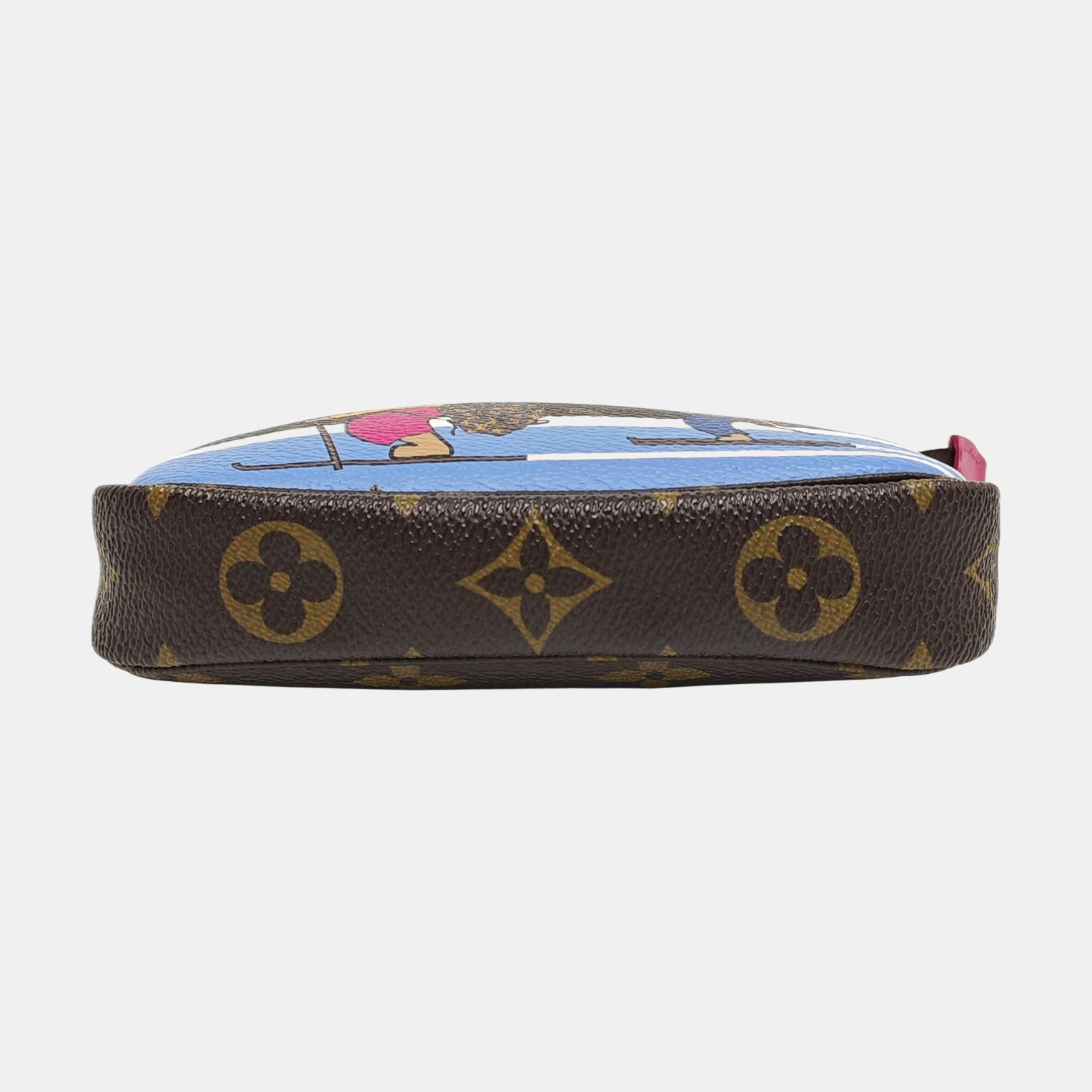 Authenticated pre-owned  ACCESSOIRES Mini Monogram Coated Canvas Brown - Top Handle Bag at Looply