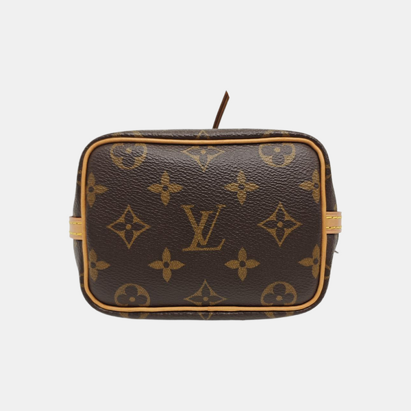 NÉONOÉ Nano Monogram Coated Canvas Brown