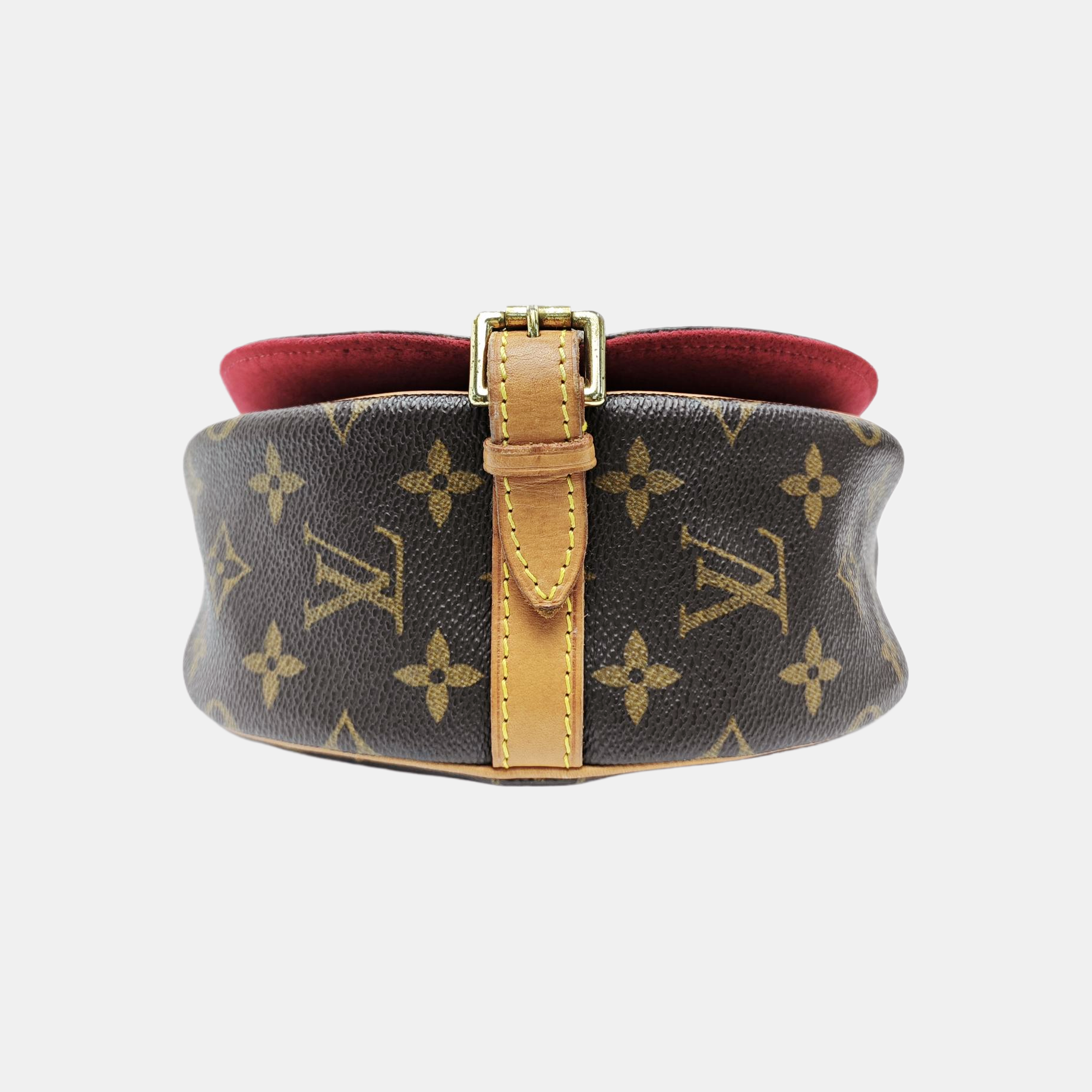 TAMBOURINE Monogram Coated Canvas Brown