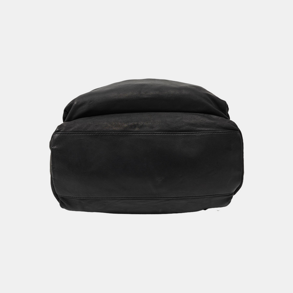 Leather Backpack Black