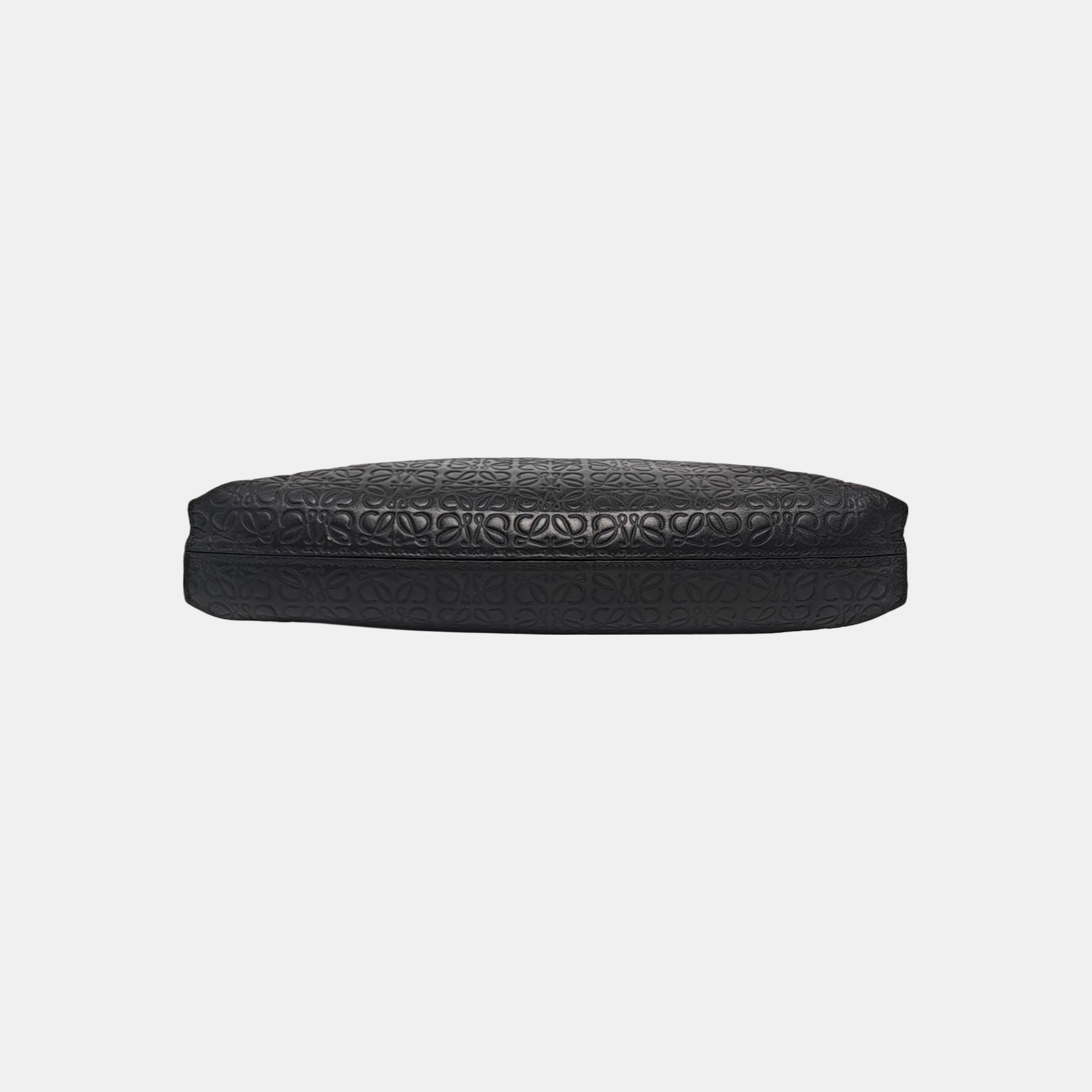 T Pouch Monogram Calfskin Black