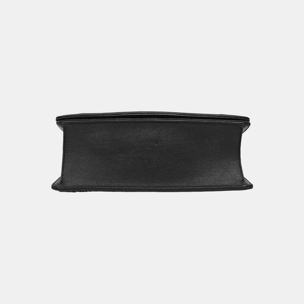 Diorama Medium Cannage Calfskin Black