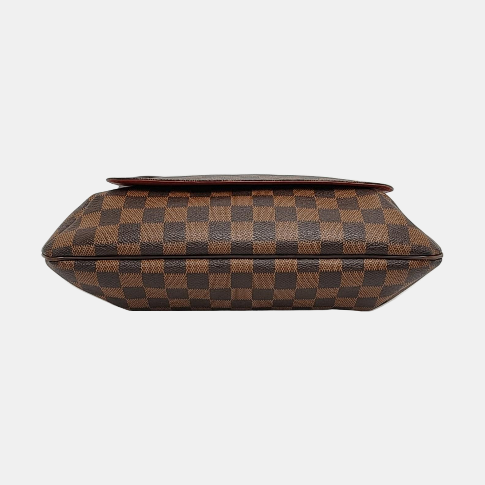 MUSETTE TANGO Damier Ebene Coated Canvas Brown