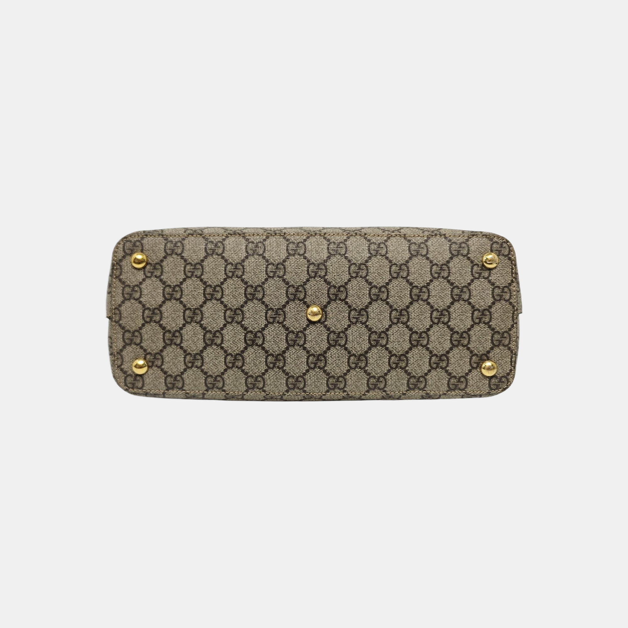 Monogram Coated Canvas Shoulder Bag Black