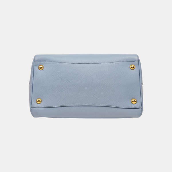 Saffiano Calfskin Shoulder Bag Blue