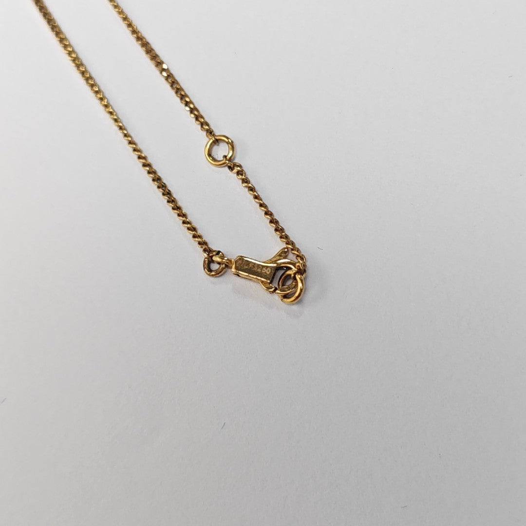 ALPHABET Brass Gold Necklace