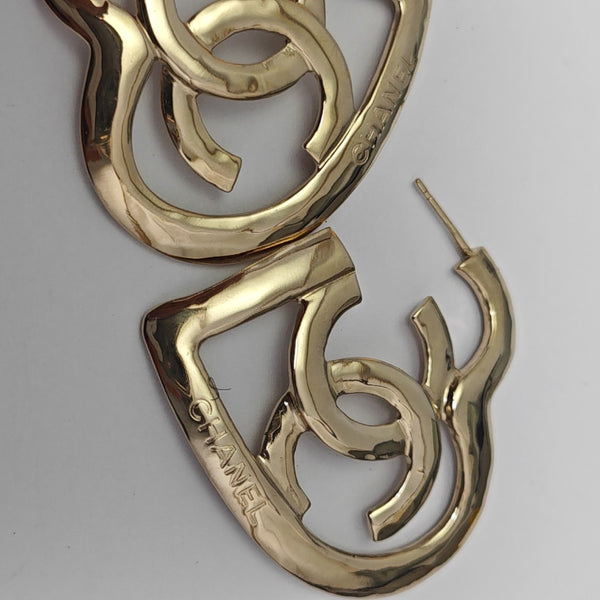 Metal Gold Stud Earrings