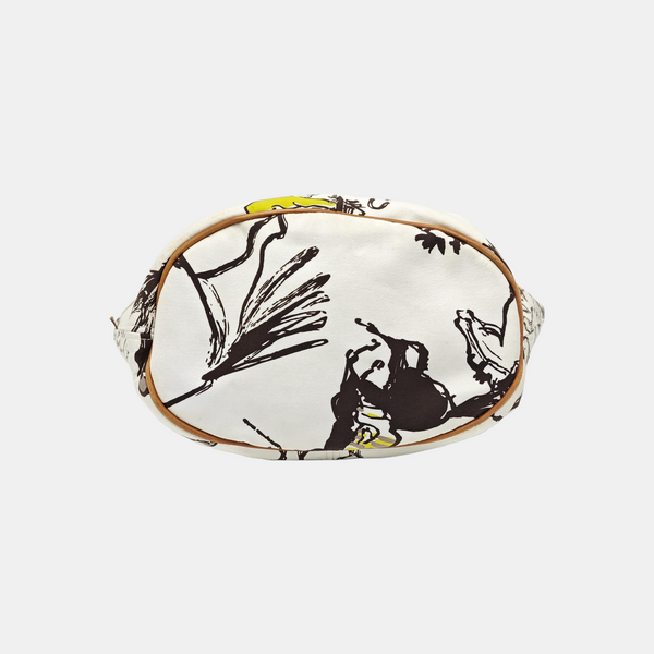 Panier De Plage Canvas White