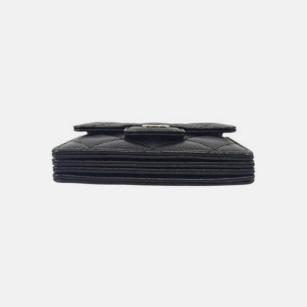 CLASSIC FLAP Quilted Grained Calfskin Black